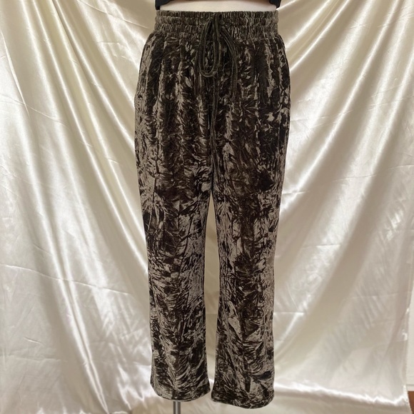 Sadie & Sage Pants - Green Olive Loose Pants